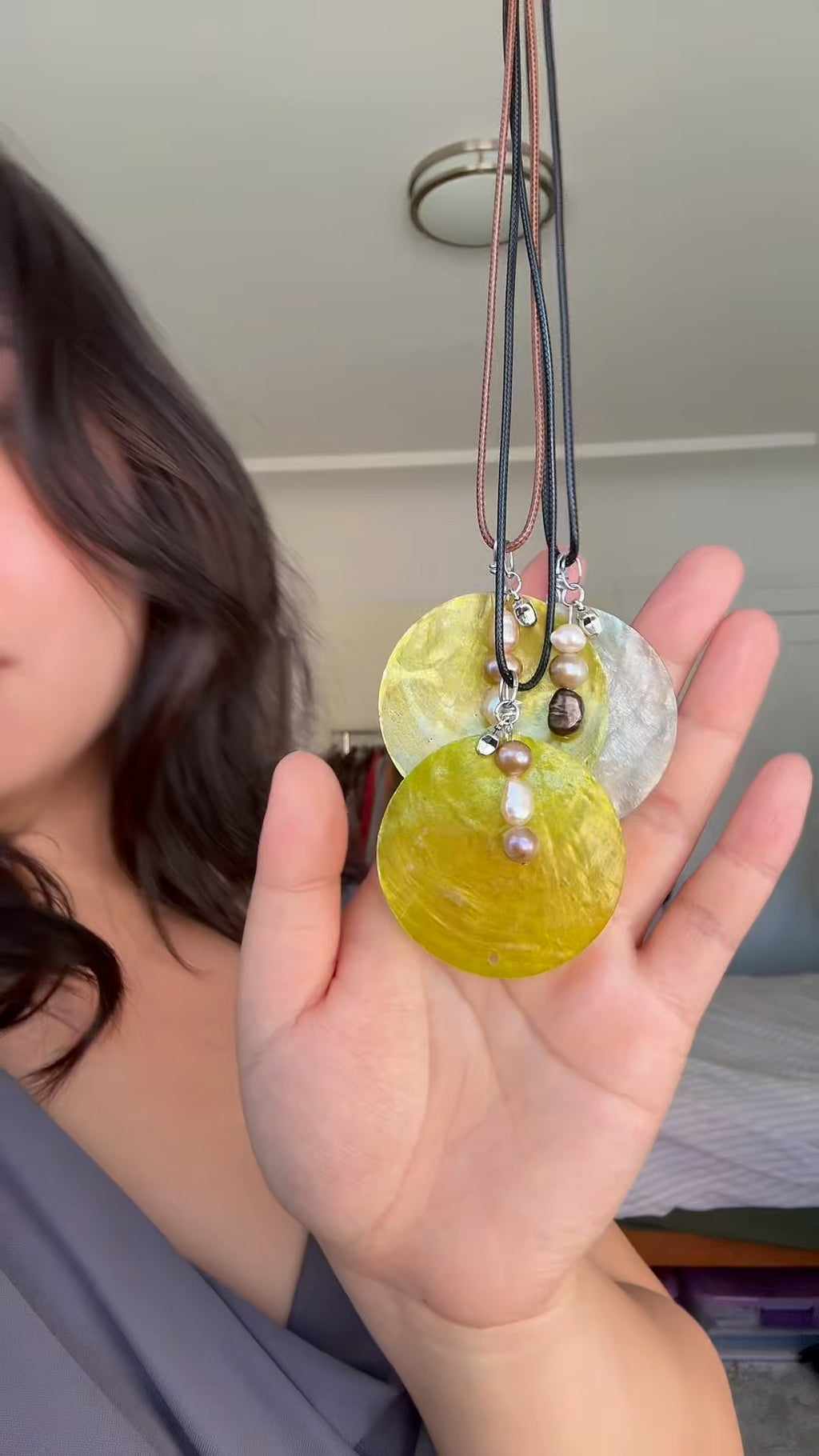 lily pad necklace