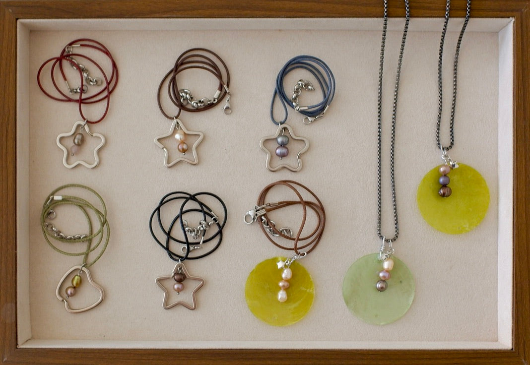 lily pad necklace
