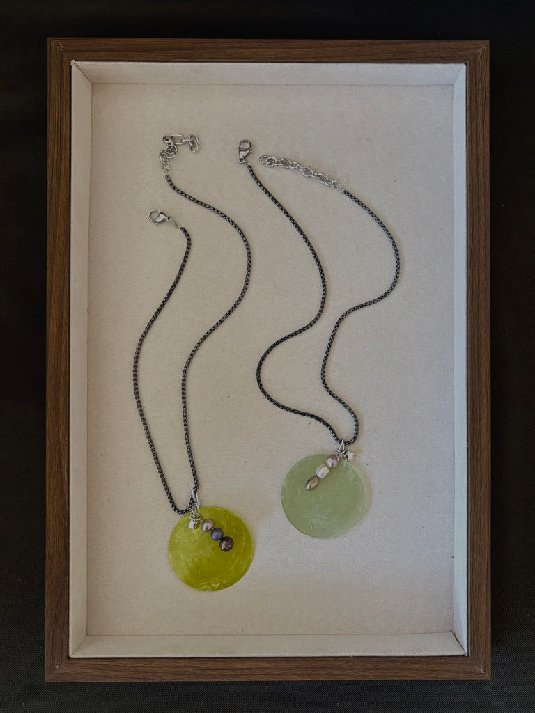 lily pad necklace